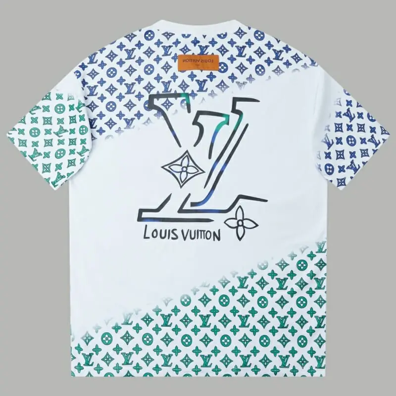 louis vuitton lv t-shirt manches courtes pour unisexe s_1241a161